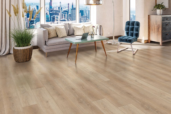 Flooring | Hardwood flooring installed in open-concept Atlanta kitchen